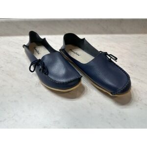 Venus Celia Women's Blue‎ Leather Loafers Shoes Size 42 EU / 10.5-11 US (approx)